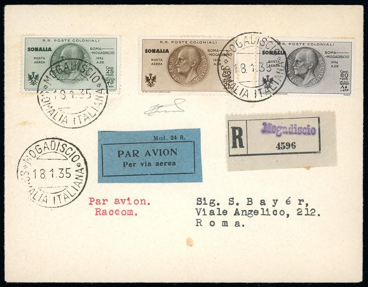 POSTA AEREA 1935 - 25 + 10 cent., ... 