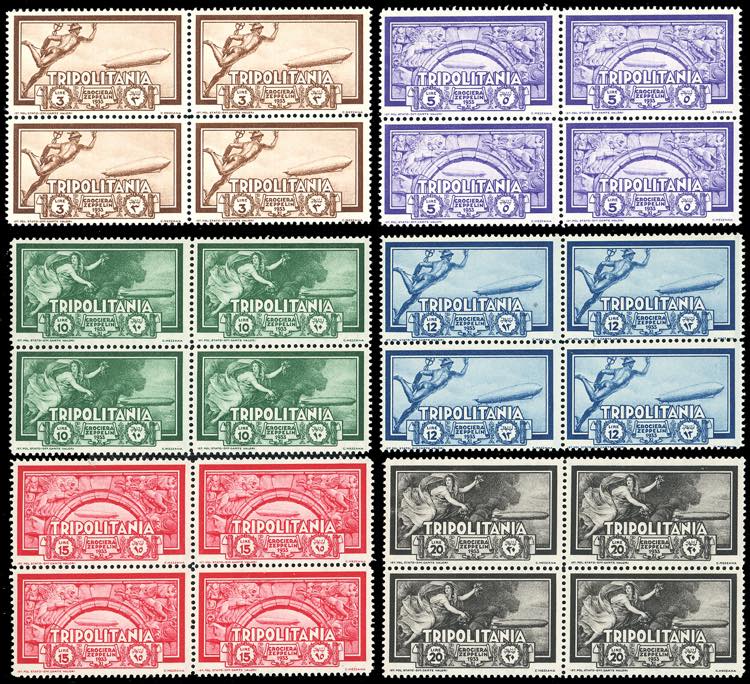 POSTA AEREA 1933 - Zeppelin, serie ... 