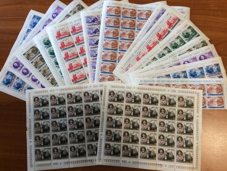 1952 - Fiera di Trieste, 50 serie ... 