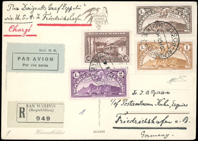 1934 -1 lira, 2 lire, 7,70 lire ... 