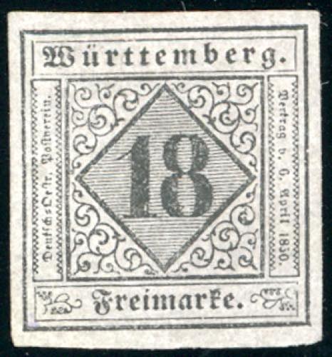 GERMANIA WURTTEMBERG 1851 - 18 Kr. ... 