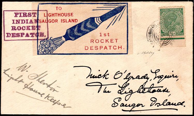 INDIA POSTA RAZZO 1934 - 1/2 a. ... 