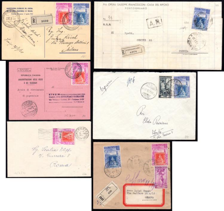 REPUBBLICA ITALIANA 1951 - Sei ... 