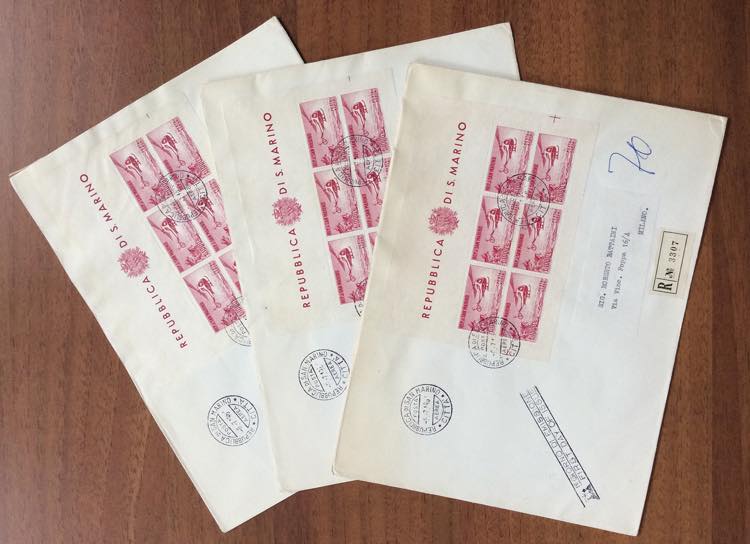 SAN MARINO FOGLIETTI 1961 - 1.000 ... 