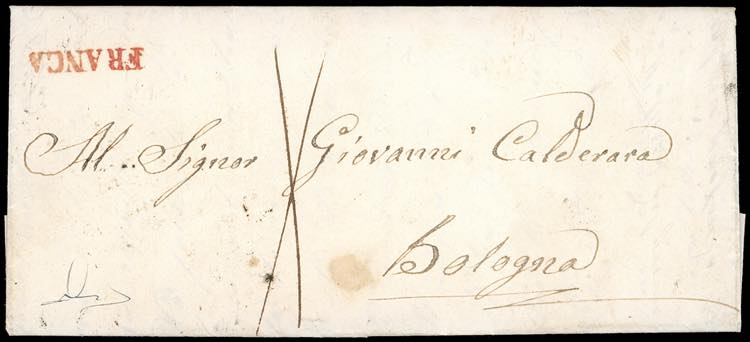 1859 - Lettera con porto pagato in ... 
