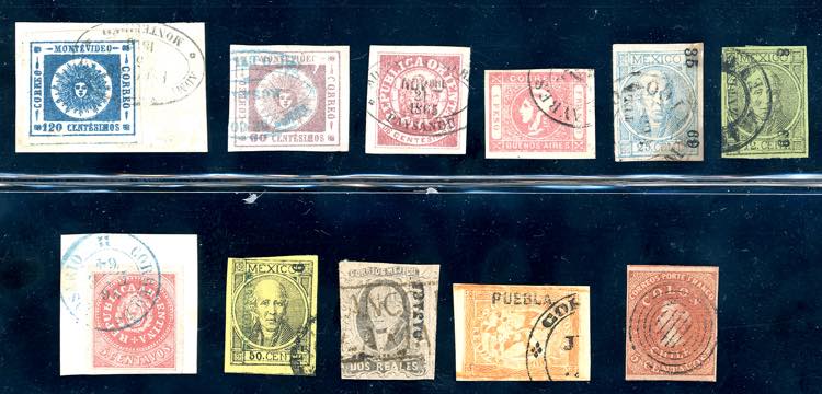 PAESI SUDAMERICANI 1850/70 - Lotto ... 