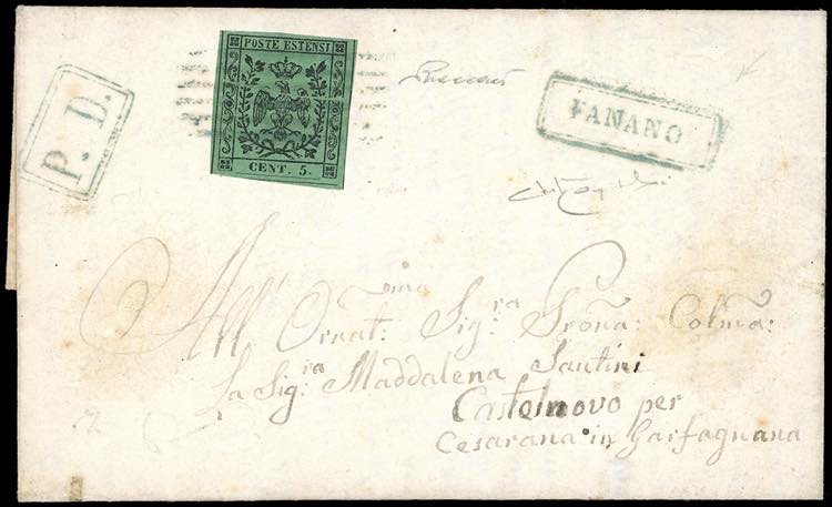 FANANO, 6 sbarre + cartella ... 