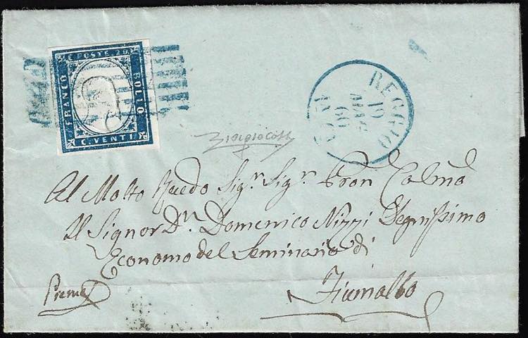 REGGIO, sei sbarre + cerchio ... 