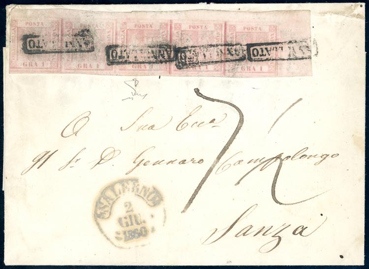 1860 -  1 grano rosa chiaro, I ... 