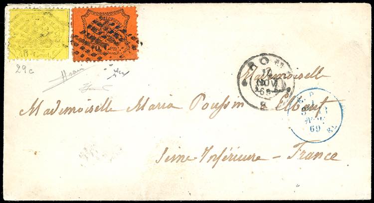 STATO PONTIFICIO-FRANCIA 1869 - 40 ... 