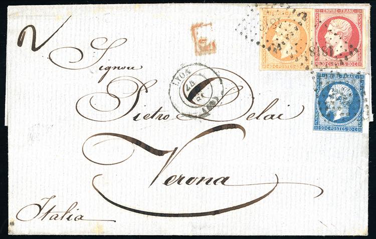 LOMBARDO VENETO-FRANCIA 1860 - 20 ... 