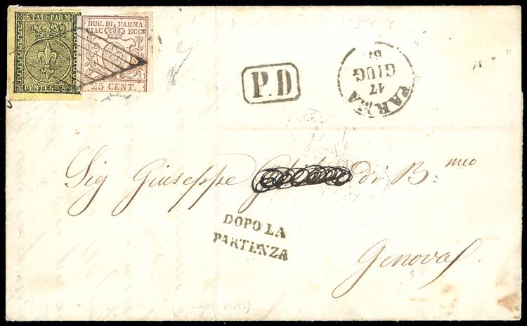 1859 - 5 cent. giallo, I ... 