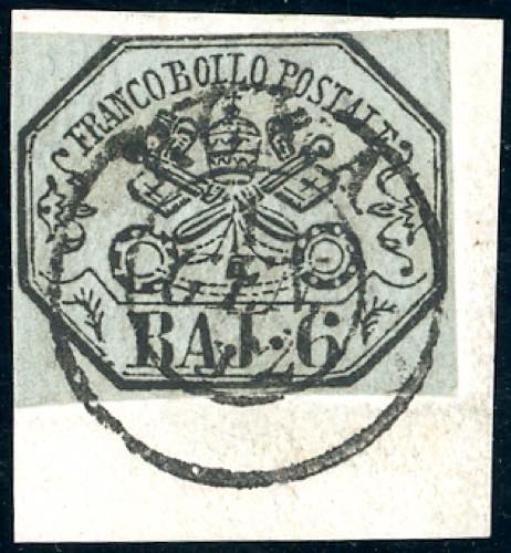 1852 - 6 baj grigio verdastro (7), ... 