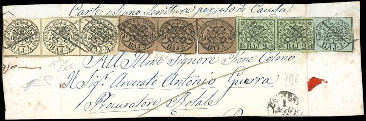 1852 - Frontespizio di fascetta ... 