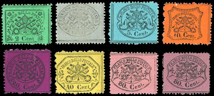 1868 - Terza emissione, serietta ... 