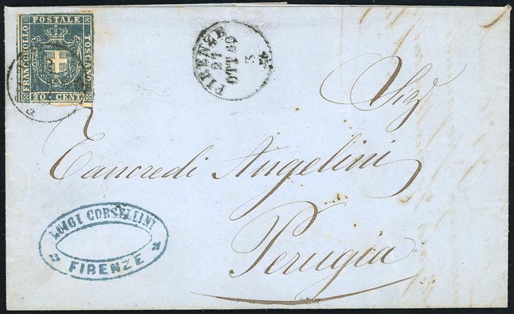 1860 - 20 cent. Governo ... 