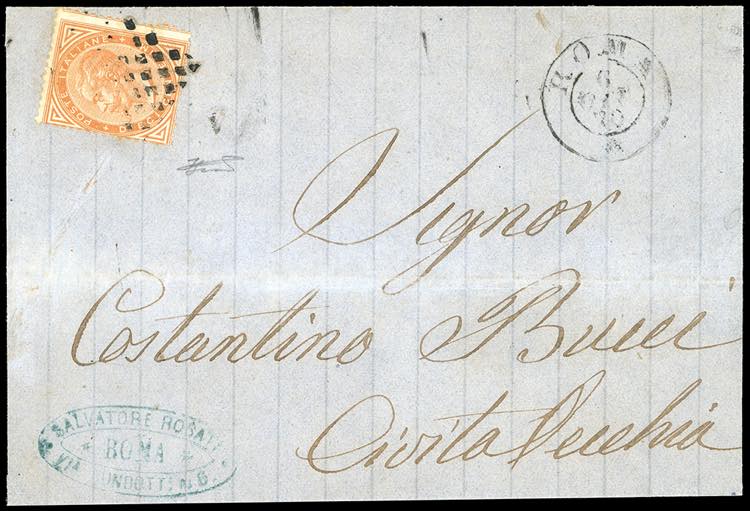 1870 - 10 cent. De La Rue, ... 