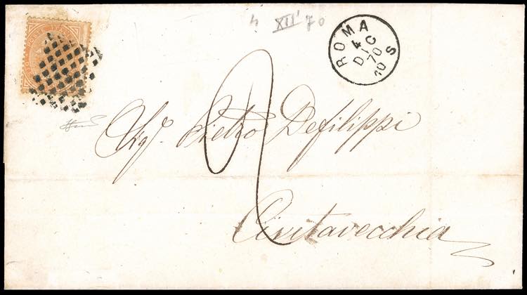 1870 - 10 cent. De La Rue, ... 