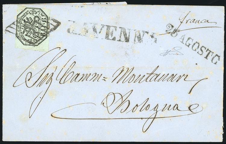 RAVENNA, SD + datario in partenza, ... 