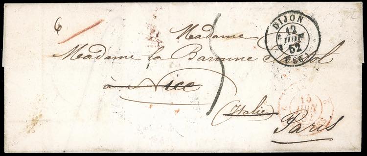 SARDEGNA-FRANCIA 1852 - Lettera ... 