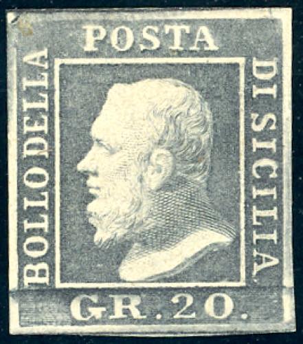 1859 - 20 grana grigio ardesia ... 