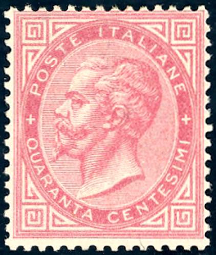 1863 - 40 cent. De La Rue, ... 