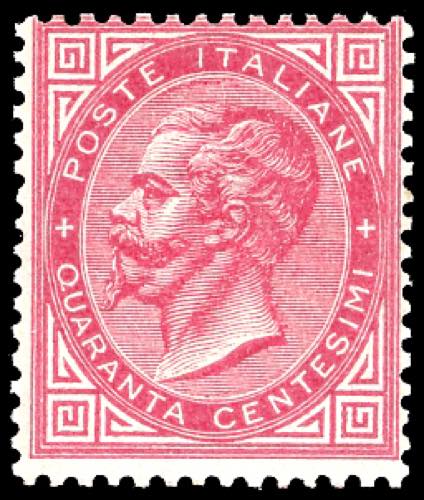 1866 - 40 cent. De La Rue, ... 