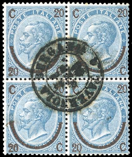 1865 - 20 cent. su 15 cent. Ferro ... 