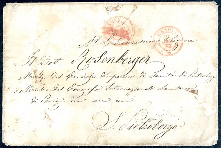 SARDEGNA-RUSSIA 1853 - Busta ... 