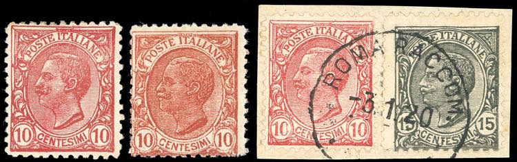 1906 - 10 cent. Leoni, falsi per ... 