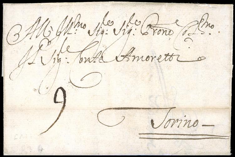 SARDEGNA-SPAGNA 1703 - Lettera ... 