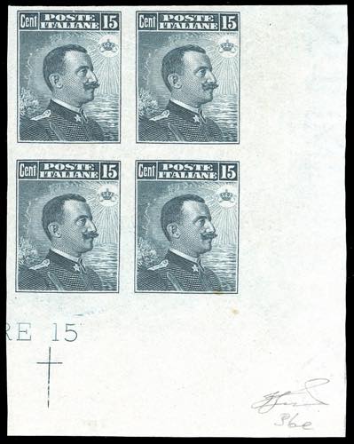 1911 - 15 cent. Michetti, III ... 