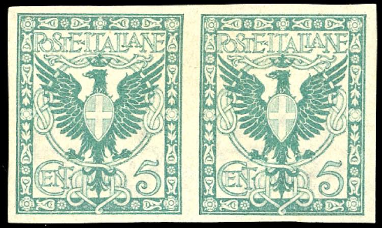 1901 - 5 cent. Floreale, non ... 