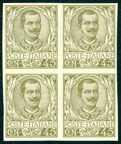 1901 - 45 cent. Floreale, non ... 