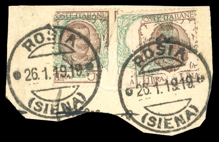 1901 - 1 lira Floreale (77), ... 