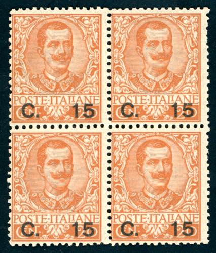 1905 - 15 su 20 cent. Floreale ... 