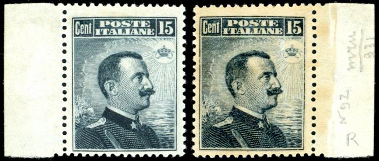 1911 - 15 cent. Michetti, III ... 