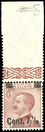 1927 - 7 1/2 su 85 cent. Michetti ... 