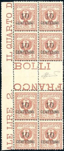 1923 - 10 cent. su 2 cent. ... 