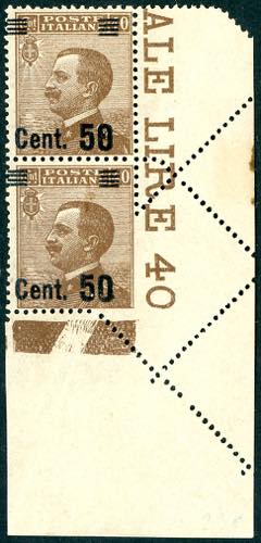 1923 - 50 cent. su 40 cent. ... 