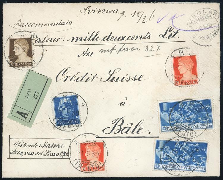 1930 - 1,25 lire Ferrucci, due ... 