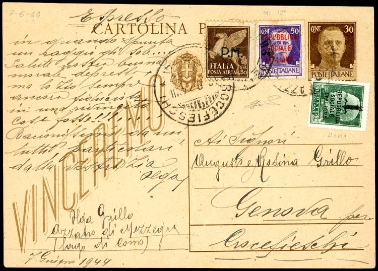 1944 - 50 cent. aerea ... 