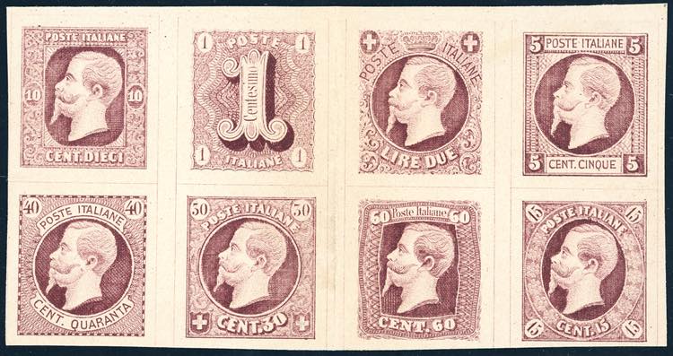 1863 - Saggi Ronchi, foglietto ... 