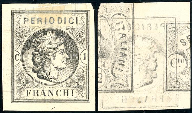 1864 - 1 cent. Periodici franchi, ... 