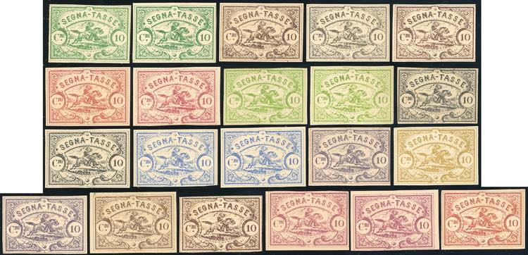 1864 - 10 cent. Saggio Hummel ... 