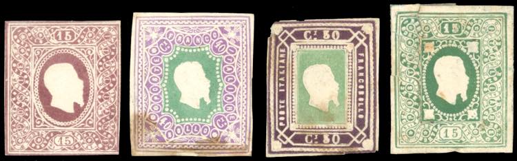 1864 - Saggi Re, quattro esemplari ... 