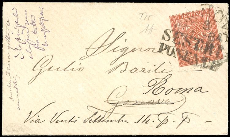 SESTRI PONENTE, SD - 2 cent. De La ... 