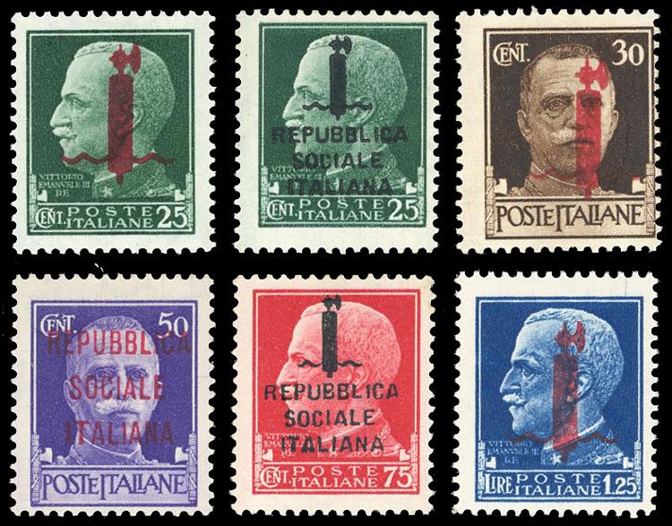 1944 - Soprastampati, serie ... 