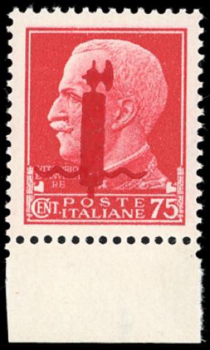 1944 - 75 cent. scambio di ... 