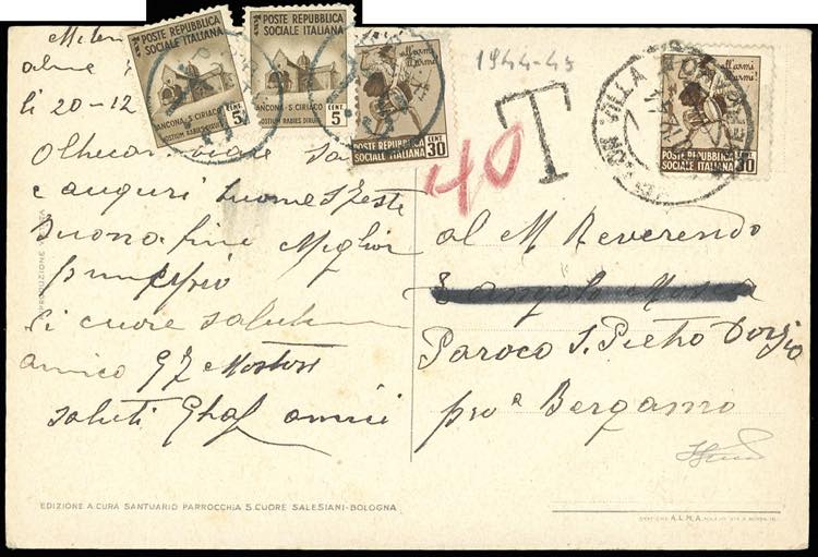 1944 - 30 cent. Monumenti ... 